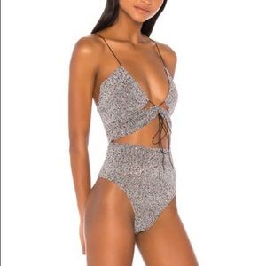 NWT For Love and Lemons Constance Sparkle Bodysuit